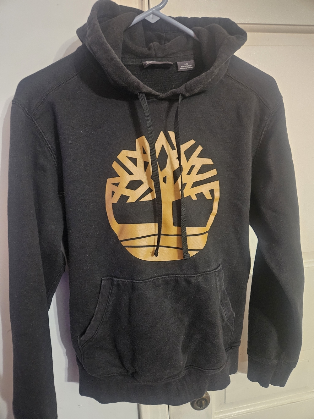 Timberland Men's Kennebec River Tree Logo Hoodie Size Small